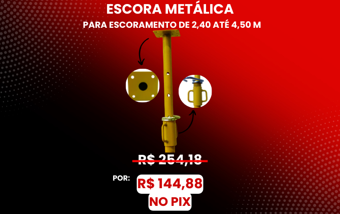ESCORA METALICA 4,50